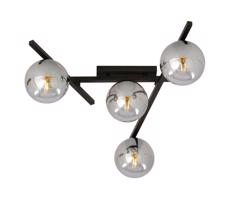 EMIBIG Mennyezeti lámpa SMART 4xE14/10W/230V fekete/szürke