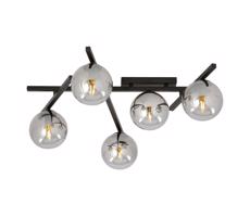 EMIBIG Mennyezeti lámpa SMART 5xE14/10W/230V fekete/szürke