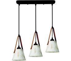 Eurolamp Csillár zsinóron 3xE27/40W/230V fehér