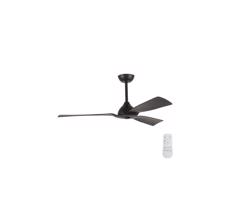 Eurolamp Fürdőszobai mennyezeti látor á. 132 cm IP44 fekete + távirányító
