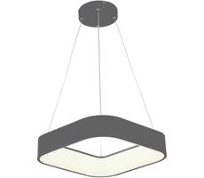 Eurolamp LED Csillár zsinóron LED/30W/230V 3000K 45x45 cm szürke