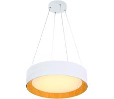 Eurolamp LED Csillár zsinóron LED/30W/230V 3000K fehér/tölgy