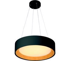 Eurolamp LED Csillár zsinóron LED/30W/230V 3000K fekete/tölgy