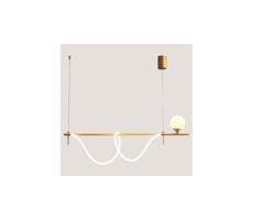 Eurolamp LED Csillár zsinóron LED/50W/230V + 1xG9/10W arany