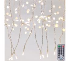 Eurolamp LED Dimmelhető Kültéri karácsonyi függöny CURTAIN 360xLED/8,4W/230V 2x2 m IP44 meleg fehér + távirányító