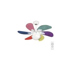 Eurolamp Mennyezeti látor 1xE27/70W/230V átm. 90 cm színes + távirányítás