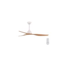Eurolamp Mennyezeti látor átm. 132 cm bézs/fehér + távirányítás
