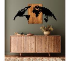 Fali dekoráció 150x70 cm globe