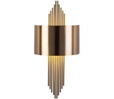 Fali lámpa 1xE27/40W/230V arany/réz