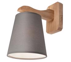 Fali lámpa ANDREA 1xE27/60W/230V tölgy/szürke
