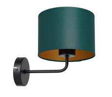 Fali lámpa ARDEN 1xE27/60W/230V zöld/arany