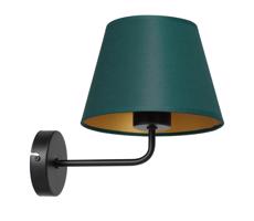 Fali lámpa ARDEN 1xE27/60W/230V zöld/arany