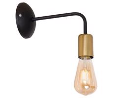 Fali lámpa BRENDA 1xE27/60W/230V fekete/arany