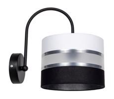 Fali lámpa CORAL 1xE27/60W/230V fekete/fehér