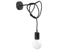 Fali lámpa EDISON 1xE27/60W/230V fekete