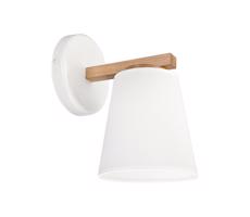 Fali lámpa ELLIE 1xE27/15W/230V fehér/tölgy