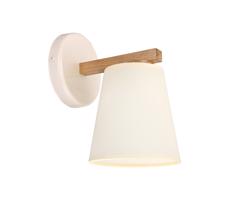 Fali lámpa ELLIE 1xE27/15W/230V krémes/tölgy