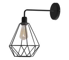 Fali lámpa KARO 1xE27/15W/230V fekete