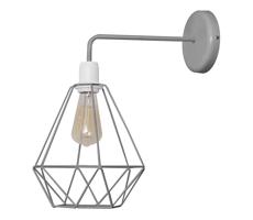Fali lámpa KARO 1xE27/15W/230V szürke