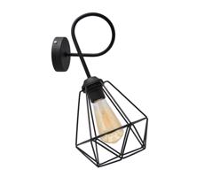 Fali lámpa KARO 3xE27/15W/230V fekete