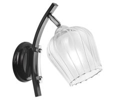 Fali lámpa PAULA 1xE27/60W/230V fekete