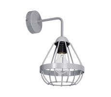 Fali lámpa RING 1xE27/60W/230V szürke