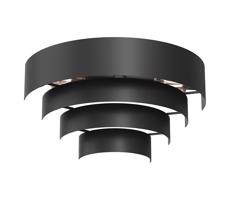 Fali lámpa RINGS 2xE27/15W/230V fekete