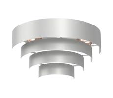 Fali lámpa RINGS 2xE27/15W/230V króm