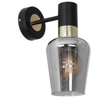 Fali lámpa ROMA BLACK 1xE27/60W/230V