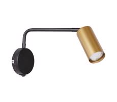 Fali lámpa TINA 1xGU10/15W/230V fekete/arany