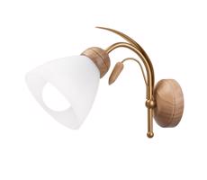 Fali lámpa TULIP 1xE27/60W/230V Tölgy