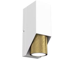 Fali lámpa WALL 1xGU10/8W/230V fehér/sárgaréz