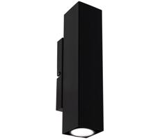 Fali lámpa WALL 2xGU10/8W/230V fekete