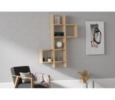 Fali polc KENO 125x79 cm barna