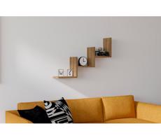Fali polc MIST 60x90 cm barna