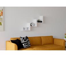 Fali polc MIST 60x90 cm fehér