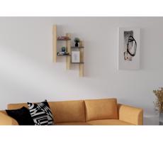 Fali polc SU 85x49 cm bézs/antracit