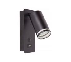 Fali spotlámpa 1xGU10/35W/230V USB