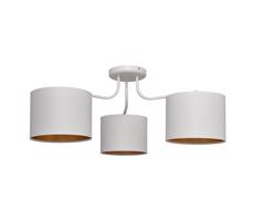 Felületre szerelhető csillár ALBA 3xE27/15W/230V fehér/arany