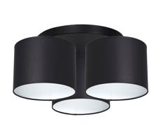 Felületre szerelhető csillár ARDEN 3xE27/60W/230V fekete/fehér