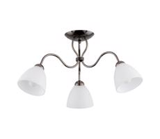 Felületre szerelhető csillár ARIEL 3xE27/15W/230V szürke