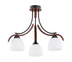 Felületre szerelhető csillár  BAFIA 3xE27/15W/230V barna