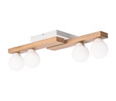 Felületre szerelhető csillár CORTINA 4xG9/5W/230V fehér/tölgy