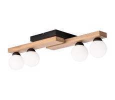 Felületre szerelhető csillár CORTINA 4xG9/5W/230V fekete/tölgy