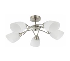 Felületre szerelhető csillár DONNA 5xE27/60W/230V nikkel