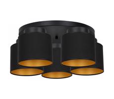 Felületre szerelhető csillár FRODI 5xE27/60W/230V fekete