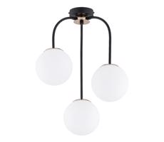 Felületre szerelhető csillár  GAMMA 3xE14/10W/230V fekete/arany
