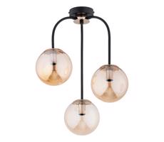 Felületre szerelhető csillár  GAMMA 3xE14/10W/230V fekete/arany