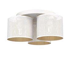 Felületre szerelhető csillár LOFT SHADE 3xE27/60W/230V fehér/arany
