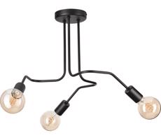 Felületre szerelhető csillár  MATYLDA 3xE27/60W/230V fekete